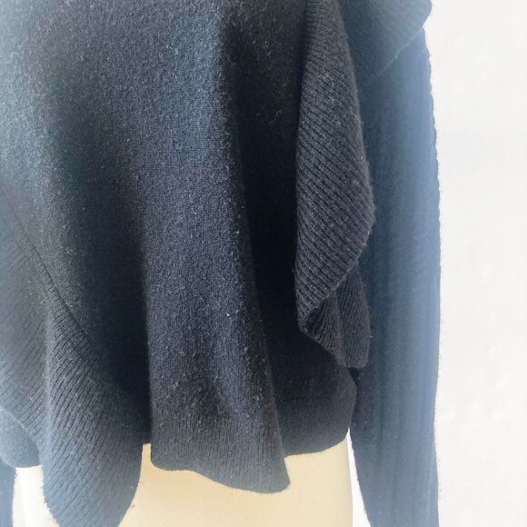 NAADAM Yisu Cable-Knit Turtleneck Pullover, Black, XS - Picture 6 of 11